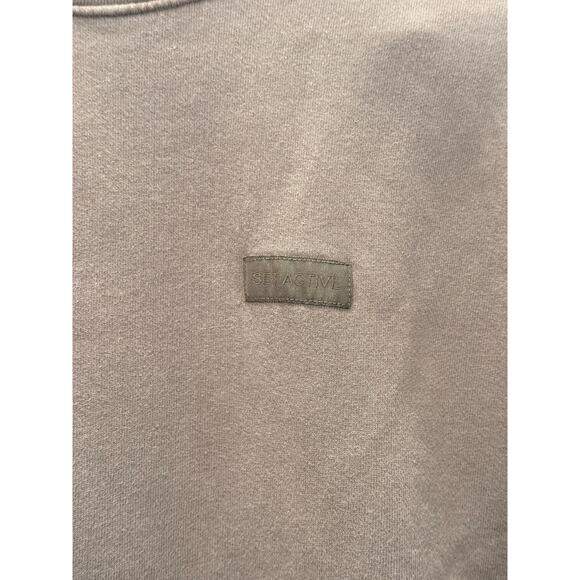 Set Active Brown Fleece Sweater XS Loungewear Casual Comfy - Picture 5 of 5